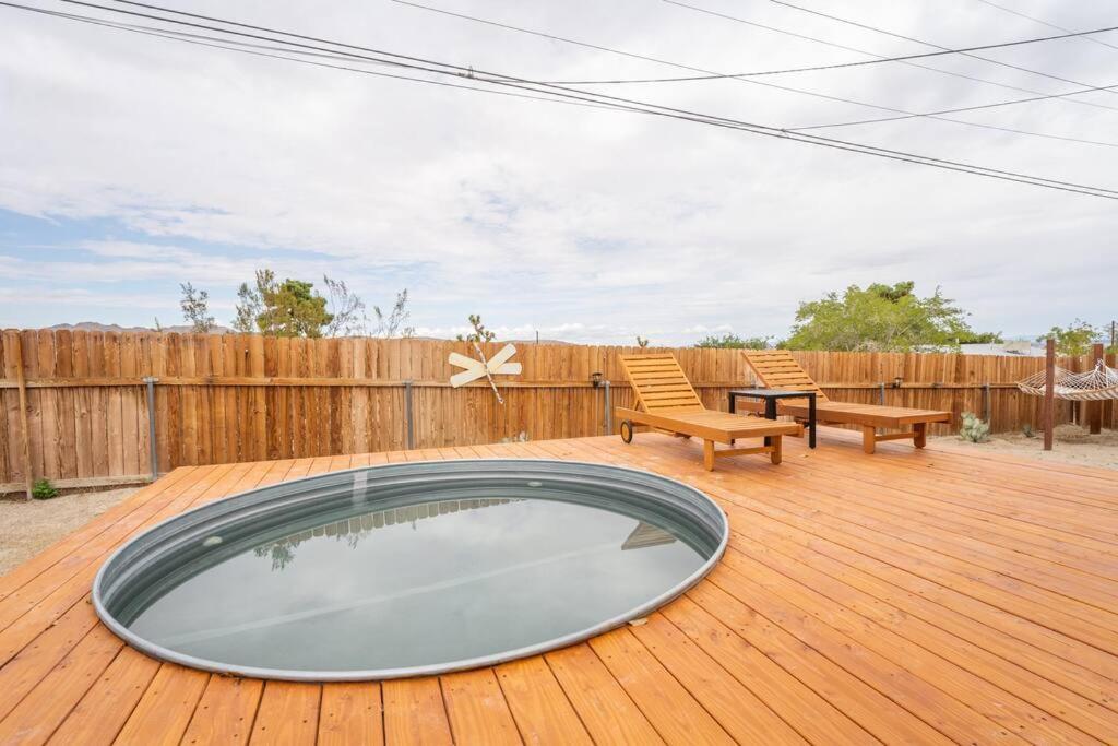 Villa Palm Vista Retreat *Hot Tub/Cowboy Pool/Hammocks* Joshua Tree Exterior foto