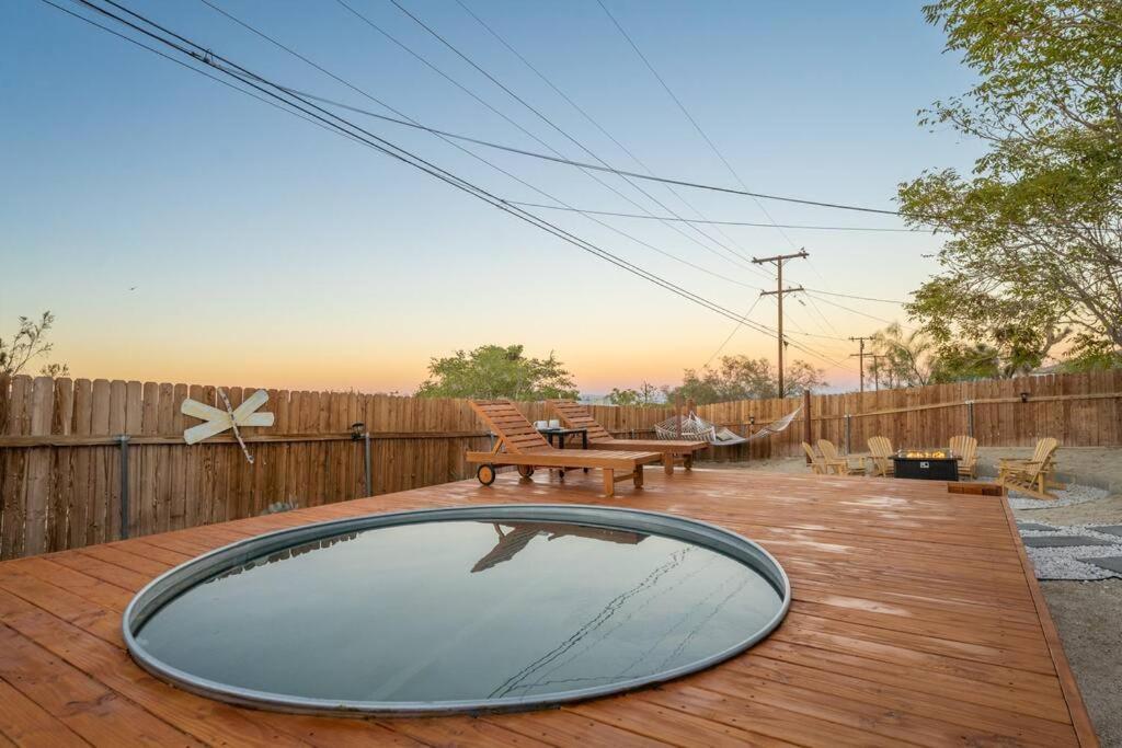 Villa Palm Vista Retreat *Hot Tub/Cowboy Pool/Hammocks* Joshua Tree Exterior foto